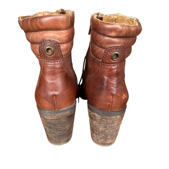 Lucky Brand Womens Lace Up Boots Heel Size 7.5 - Picture 5 of 9